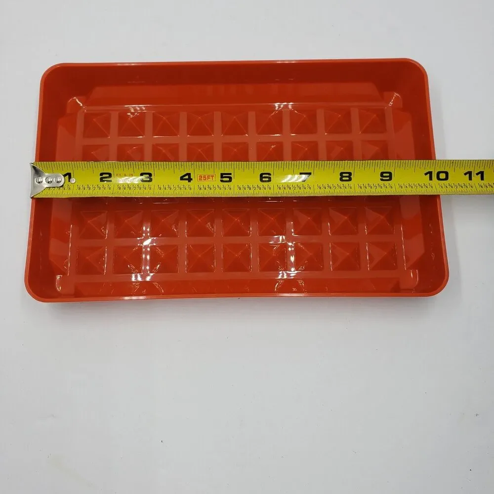 Vintage Tupperware 1292 Bacon Deli Meat Keeper Container Paprika Red w Lid 1293